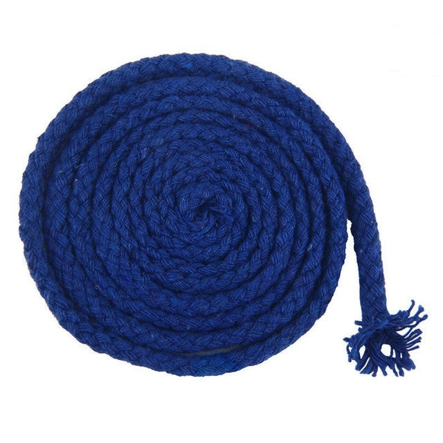 Corde macramé bleu de 5mm pour 20m
