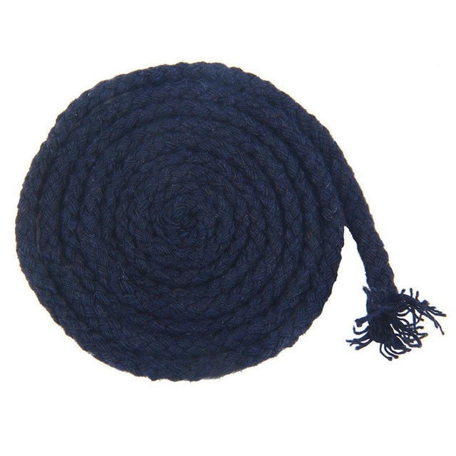 Corde macramé bleu de 5mm pour 20m