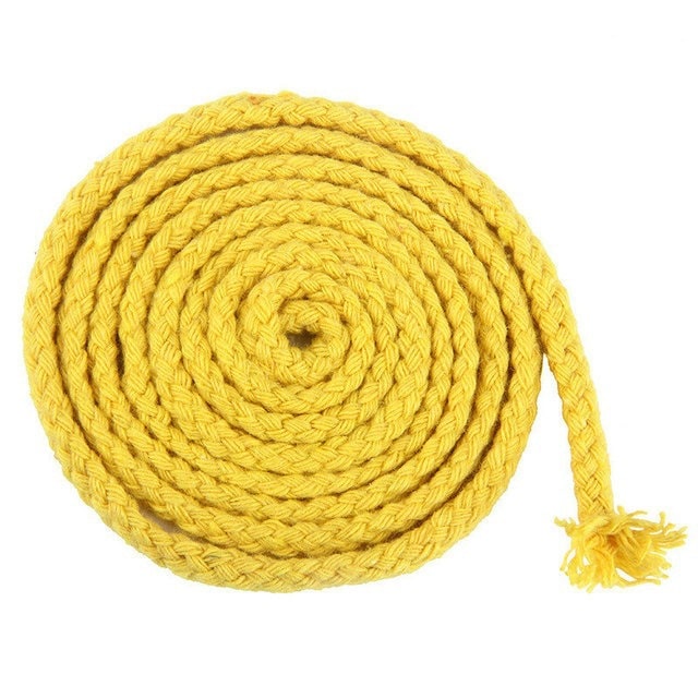 Corde macramé jaune de 5mm pour 20m