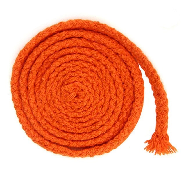 Corde macramé orange de 5mm pour 20m