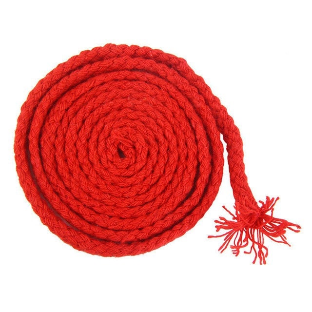 Corde macramé rouge de 5mm pour 20m