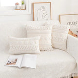 Coussin déco bohème macramé