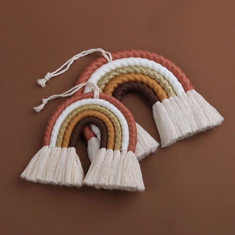 Déco chambre bébé macramé