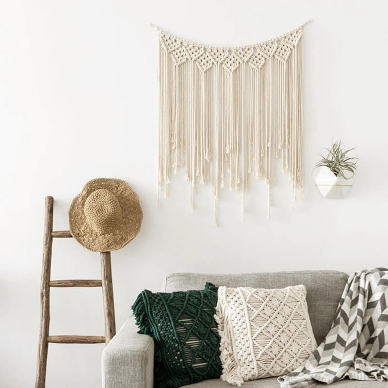 Déco tête de lit macramé