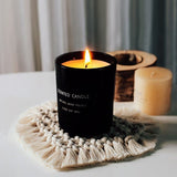 Dessous de verre cœur macramé