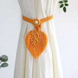 Embrasse rideau feuille macramé