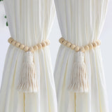 Embrasse rideau perle macramé