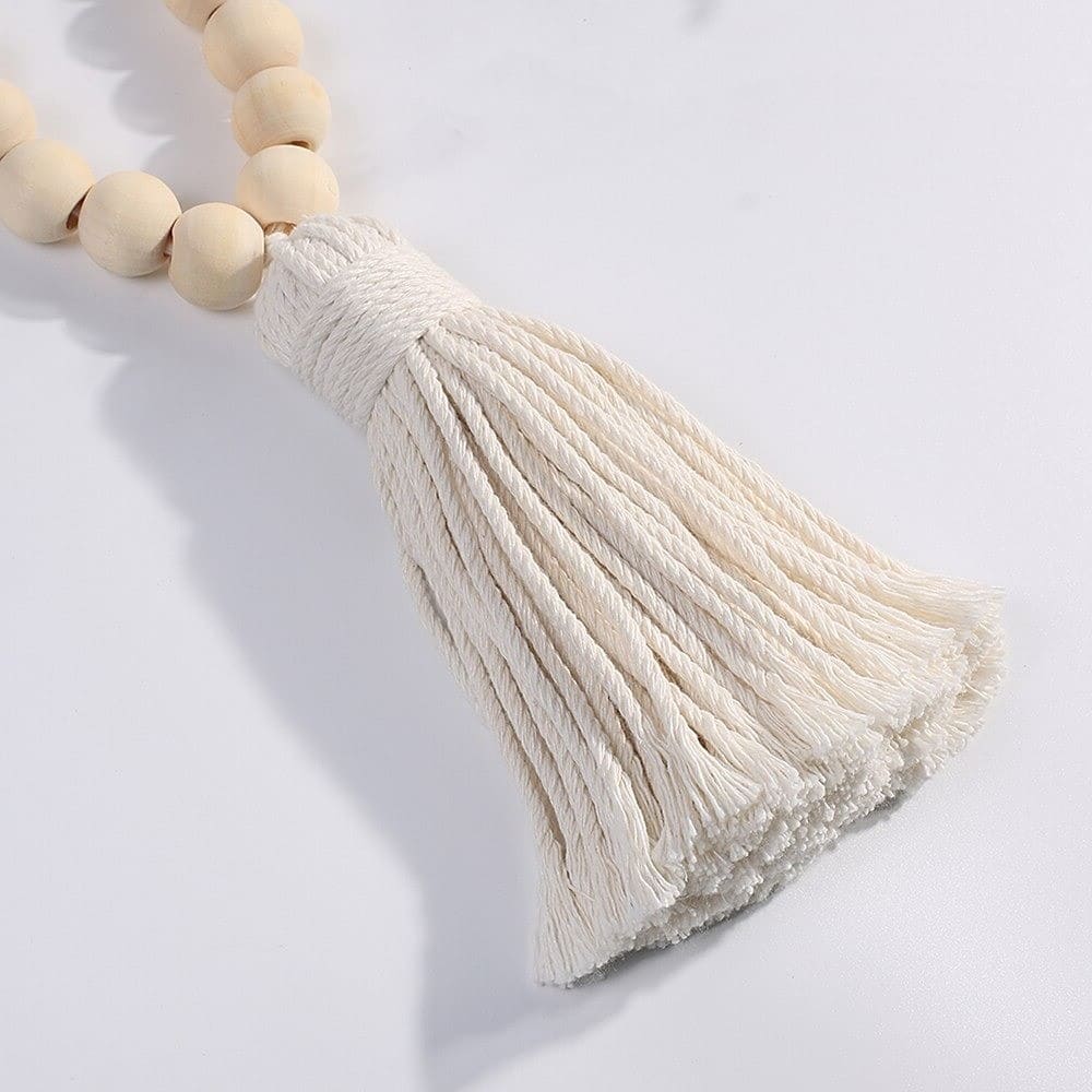 Embrasse rideau perle macramé