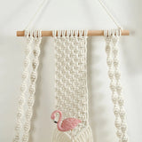 Étagère macramé frange