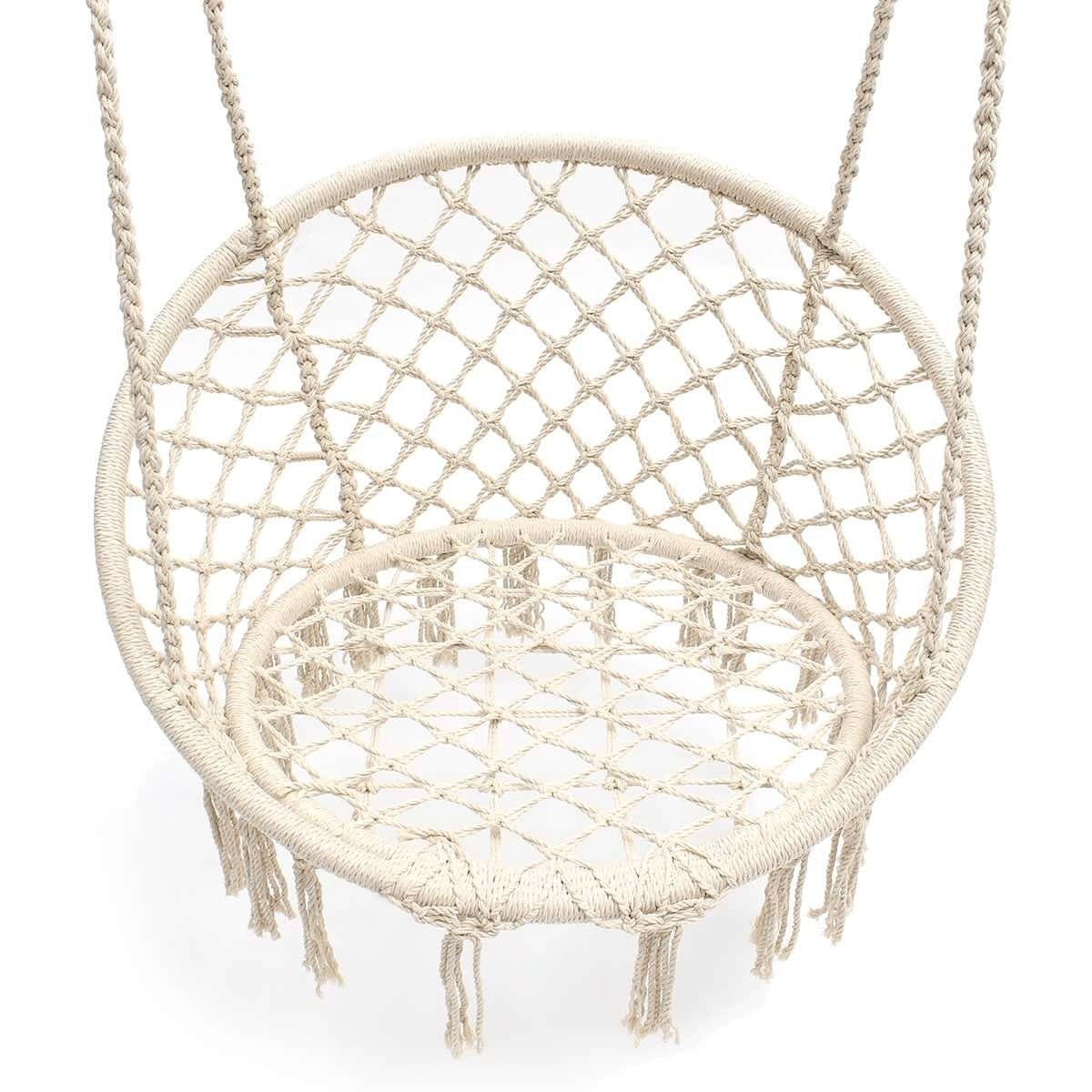 Fauteuil hamac macramé