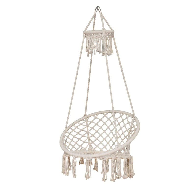 Fauteuil hamac macramé