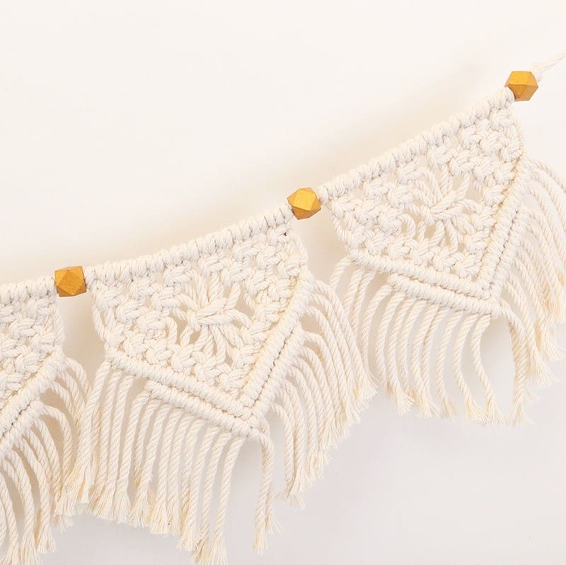 Guirlande en macramé