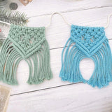 Guirlande fanion macramé