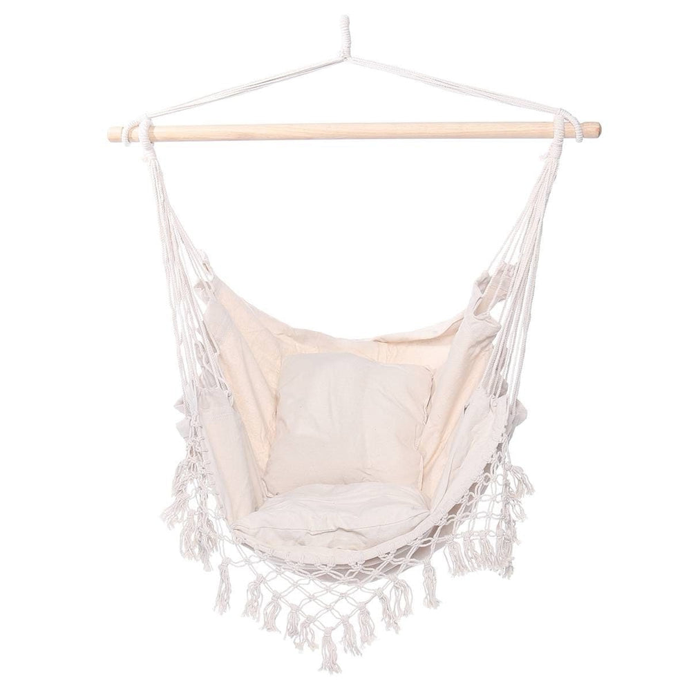 Hamac chaise en macramé