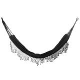 Hamac macramé noir