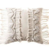 Coussin bohème chic en macramé
