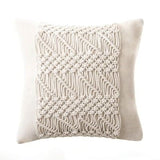 Coussin macramé extérieur