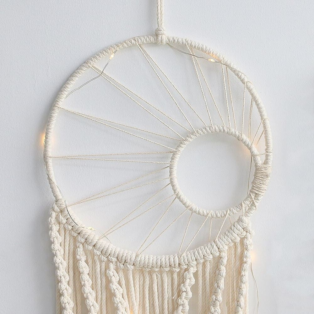 Lot de 2 attrapes rêves macramé
