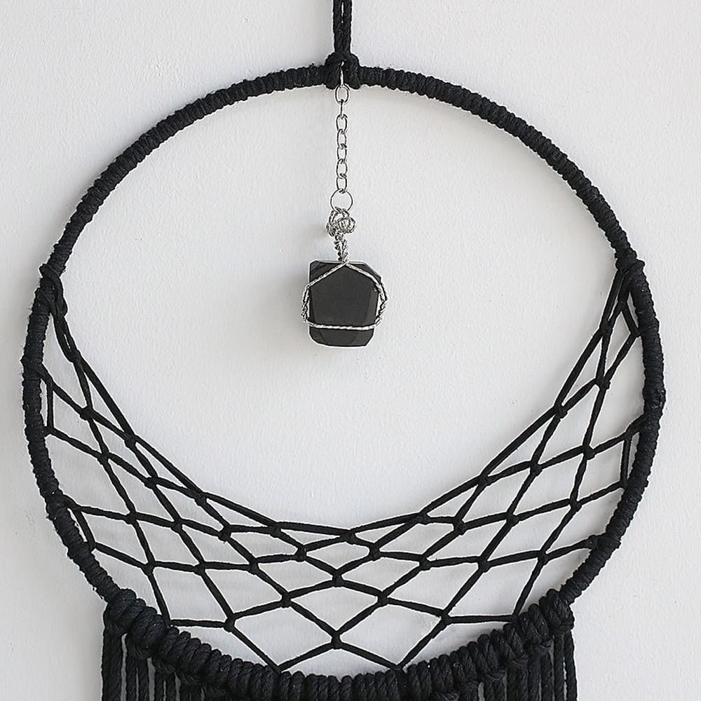 Lot de 3 attrapes rêves macramé