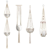 Lot de 4 suspensions macramé