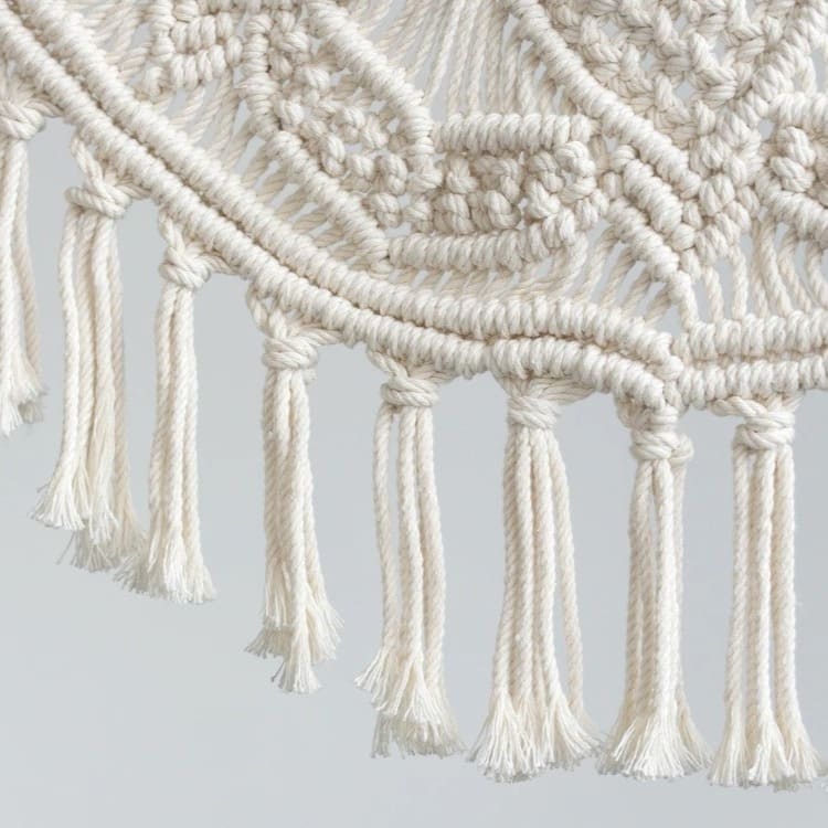 Macramé déco murale
