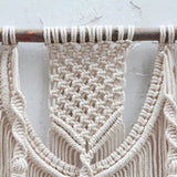 Macramé mural bohème