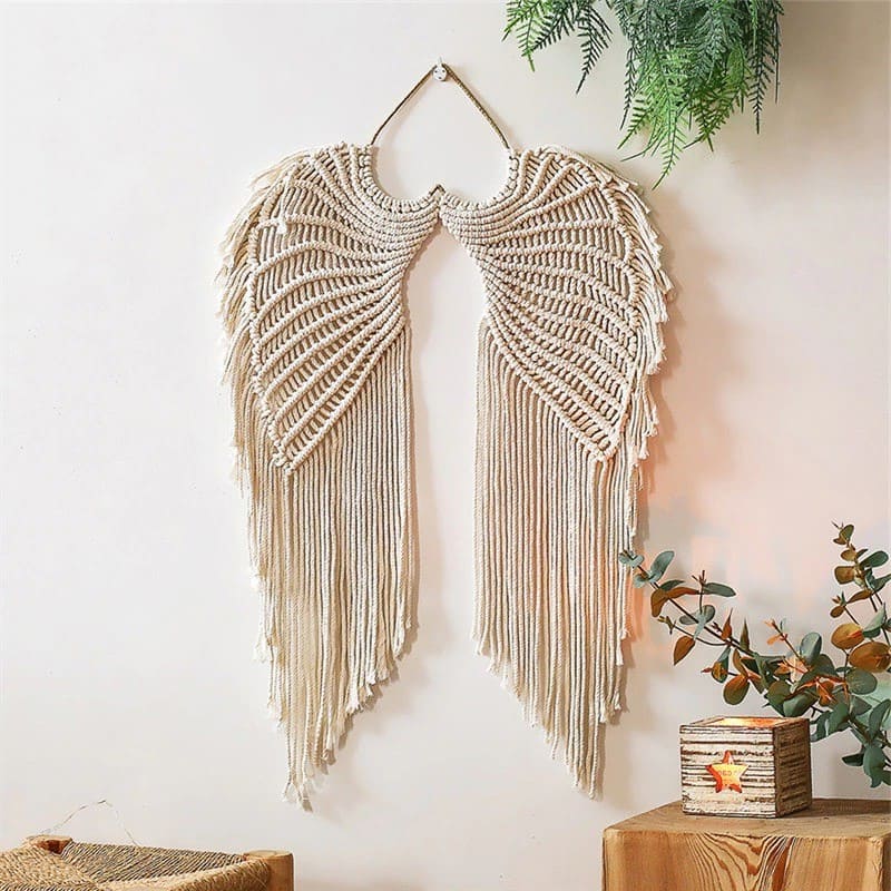 Macramé mural chambre bébé