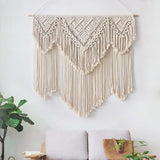 Macramé mural géant