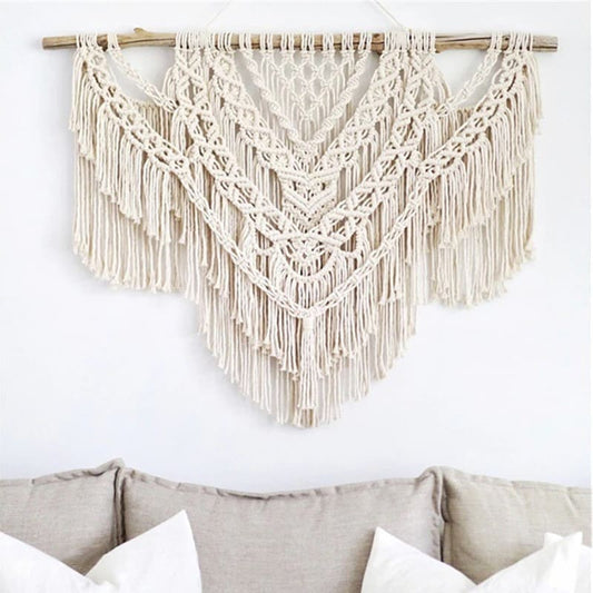 Macramé mural grand