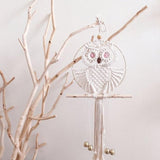 Attrape rêve hibou macramé