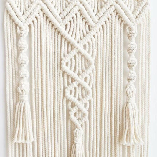 Macramé mural long