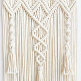 Macramé mural long