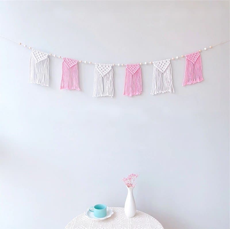 Macramé guirlande