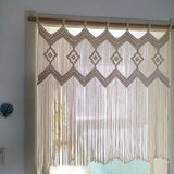 Macramé rideau séparation