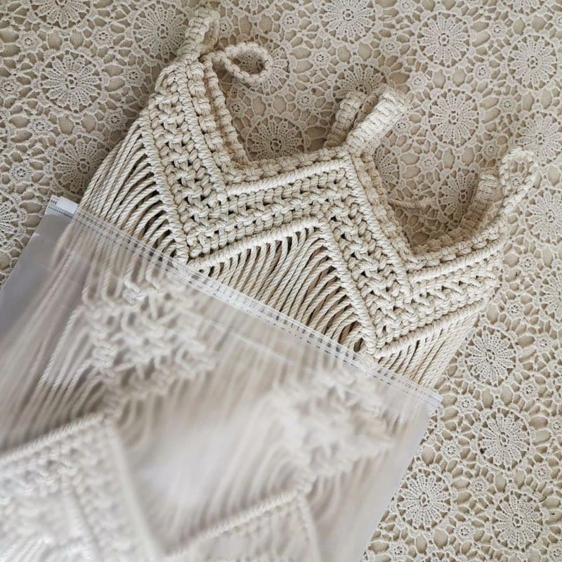 Macramé rideau séparation