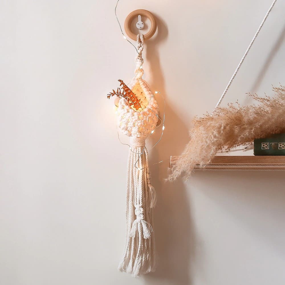 Mini suspension macramé