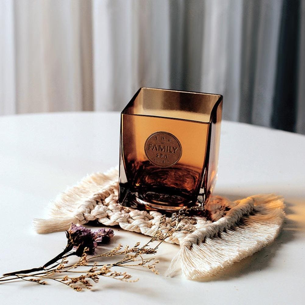 Napperon macramé rectangulaire