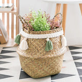 Panier de rangement macramé