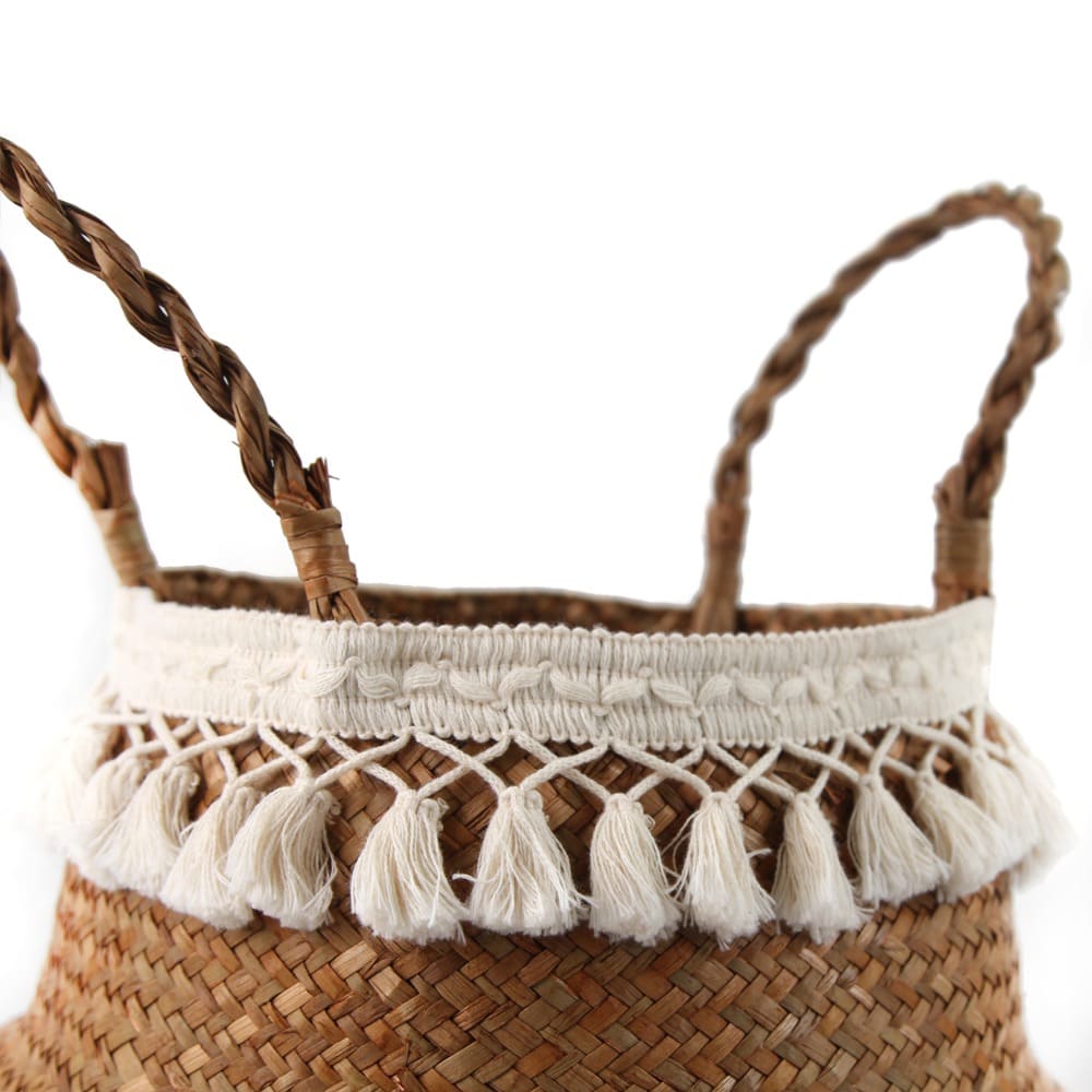 Panier thaïlandais macramé