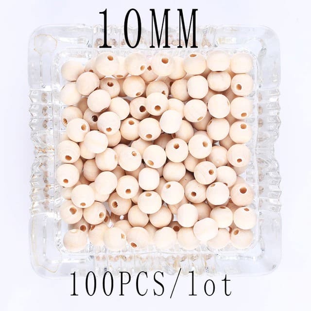 Perle en bois pour macramé