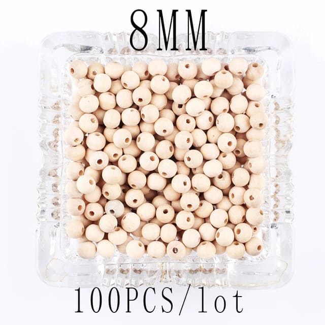 Perle en bois pour macramé