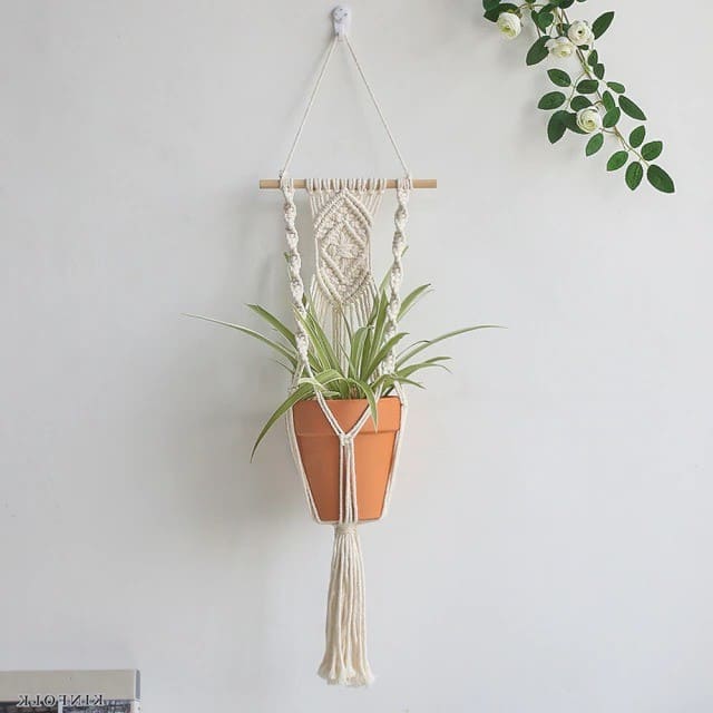 Petite suspension macramé