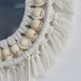 Petit miroir macramé