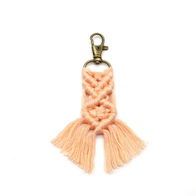 Petit porte-clé macramé