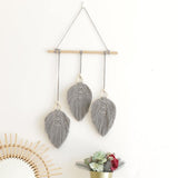 Déco plume macramé