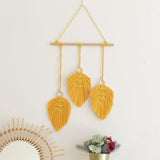 Déco plume macramé