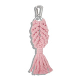 Porte-clé macramé couleur