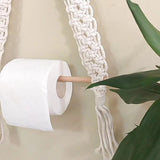 Porte-papier toilette macramé tressé
