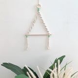 Porte rouleau macramé perles