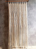 Rideau macramé fenêtre